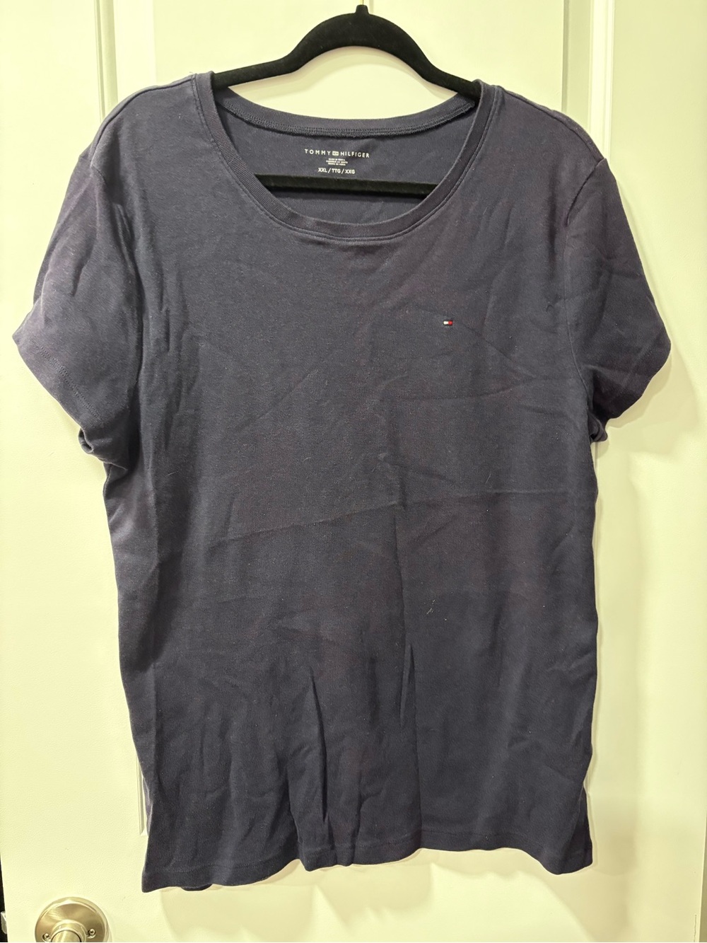 Tommy Hilfiger Navy Short Sleeve Crew Neck Tee